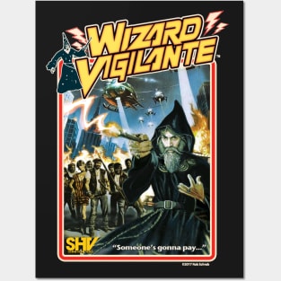 WIZARD VIGILANTE DESIGN 2 Posters and Art